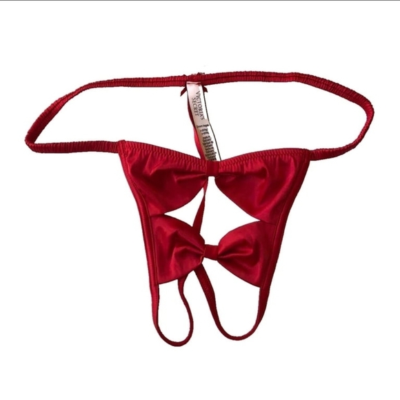 Victoria's Secret Very Sexy Classic Red Silk Corset Size S/DD NWT - Picture 5 of 15